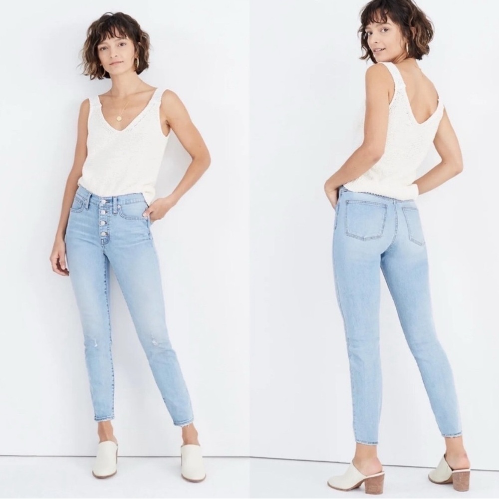 Madewell 9” high-rise skinny size 28